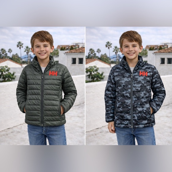 Helly Hansen Boys Insulated Puffer Jacket Size 12 (152) Reversible - Picture 3 of 9